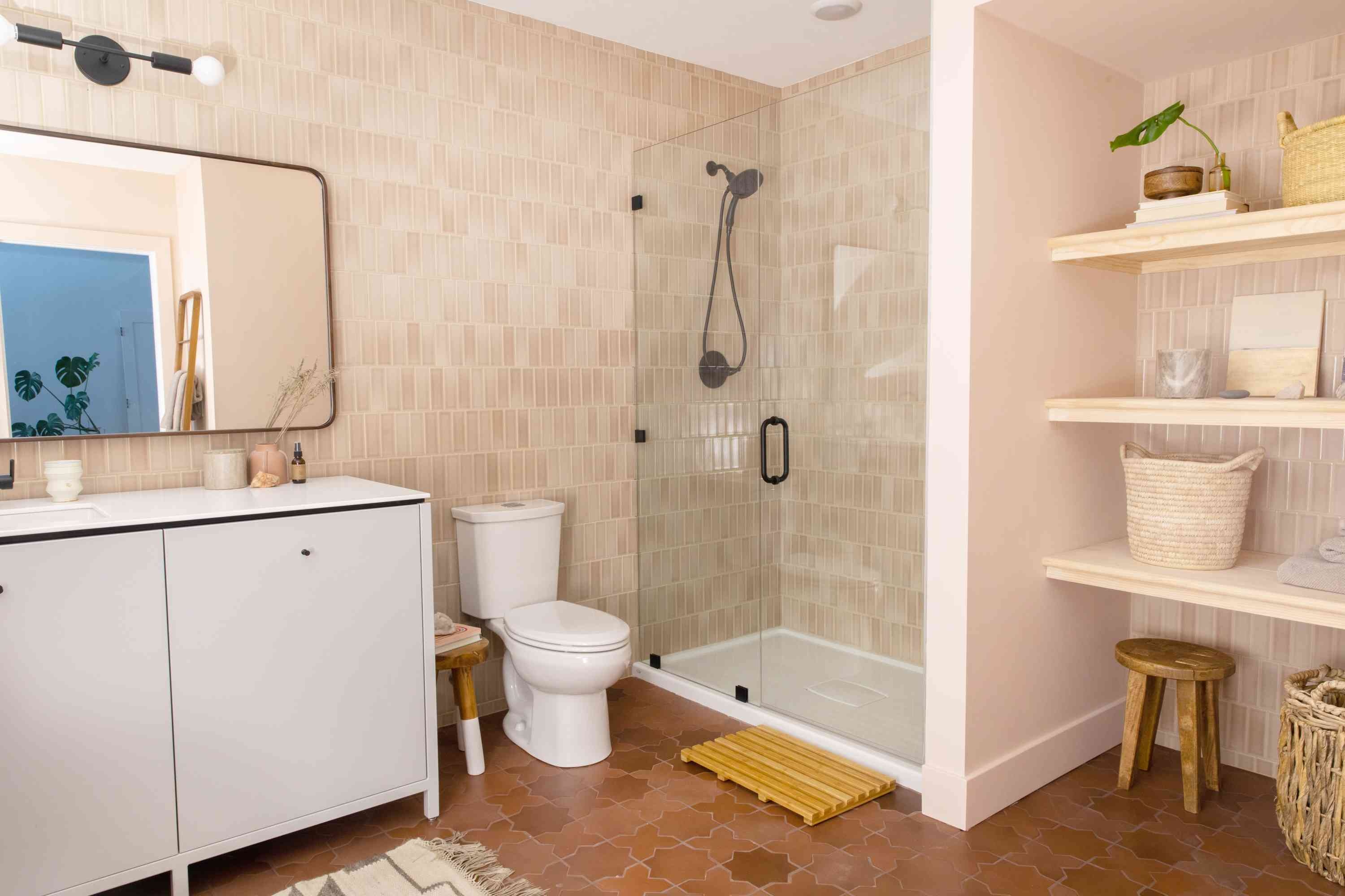 Code-compliant basement bathroom installation by 2Work Contracting